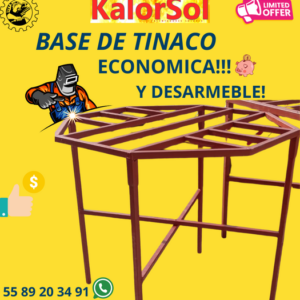 Base de Tinaco para Calentador Solar 1m | 1.5m