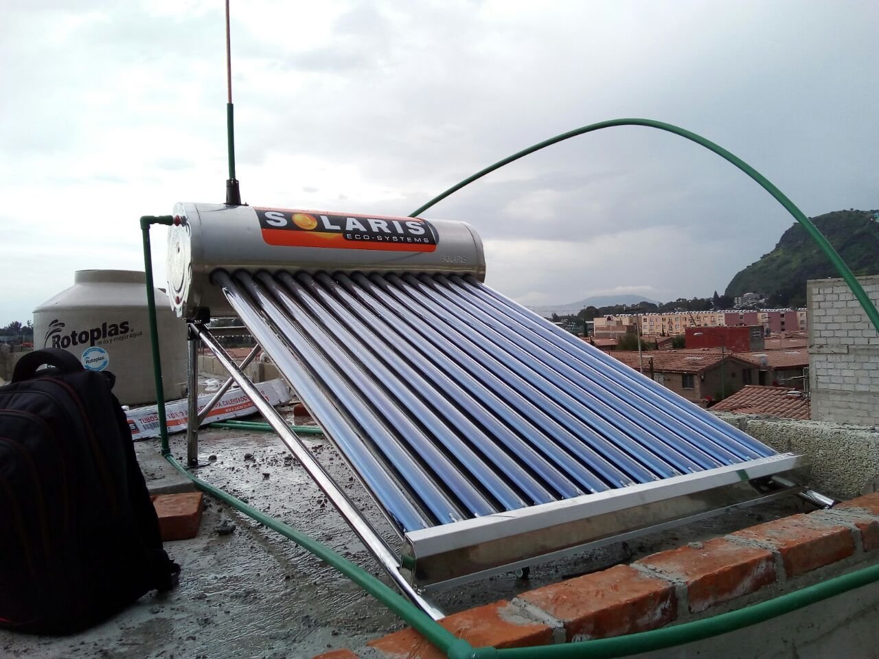 Instalación Para Calentador Solar Global Energy