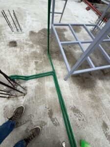 Ruta de tubería PPR de agua fría y caliente sobre la azotea en Iztapalapa