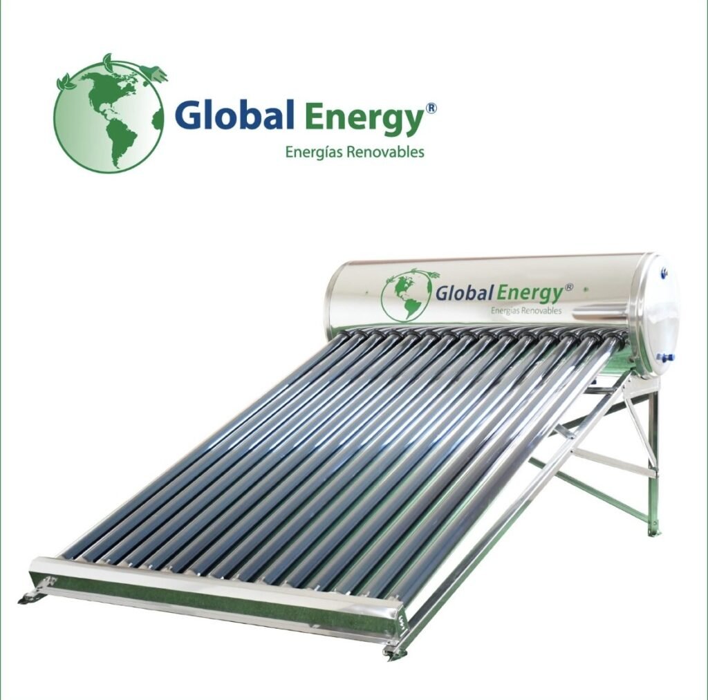 Calentador solar de alta presión Global Energy para 4 personas